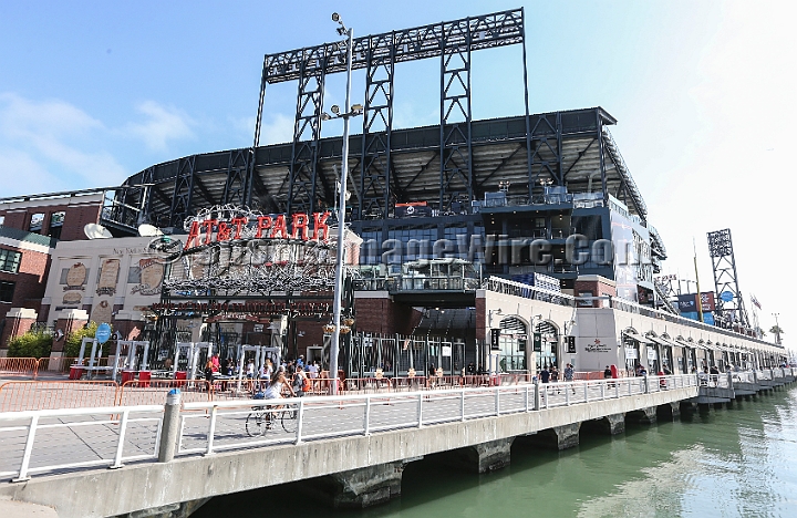 2018RugbySevensSat-04.JPG - General view of the stadium at the 2018 Rugby World Cup Sevens, Saturday, July 21, 2018, at AT&T Park, San Francisco. (Spencer Allen/IOS via AP)